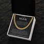 To My Man - Cuban Link Chain
