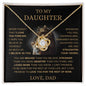 To My Daughter | Love Knot Necklace