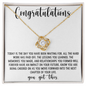 Congratulation | Love Knot Necklace