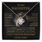 To My Daughter | Love Knot Necklace