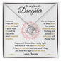 To My Lovely Daughter | Love Knot Necklace