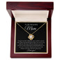 To My Beautiful Mom - Love Knot Necklace