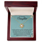 To My Beautiful Daughter | Love Knot Necklace