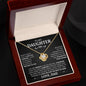 To My Daughter - Love Knot Necklace
