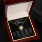To My Beautiful Mom - Love Knot Necklace