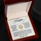 To My Daughter - Love Knot Necklace