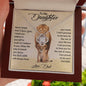 To My Daughter-Love Knot Necklace