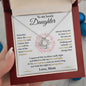 To My Lovely Daughter | Love Knot Necklace