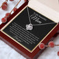 To My Beautiful Mom - Love Knot Necklace
