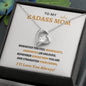 To My Badass Mom - Forever Love Necklace
