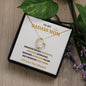 To My Badass Mom - Forever Love Necklace