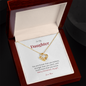 To My Daughter - Love Knot Necklace - Merry Christmas
